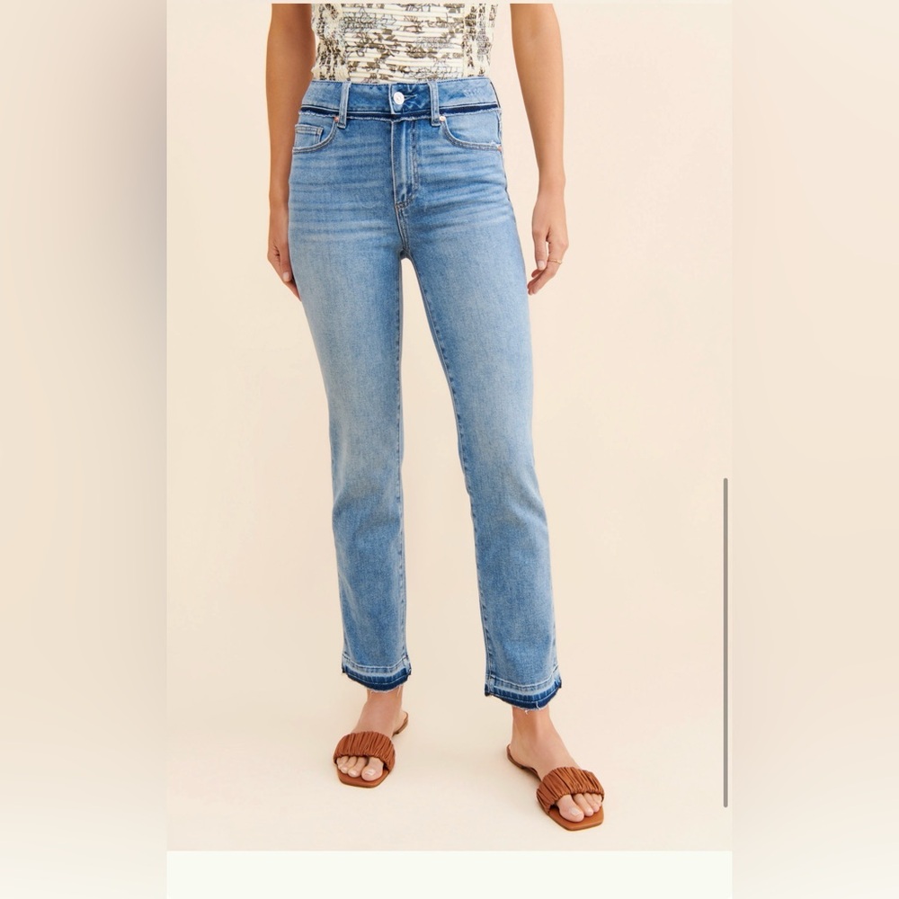 PAIGE Cindy Undone Hem Jeans